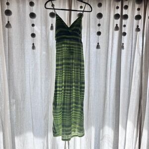 NO BOUNDRIES-Lime Green Maxi Dress Size XL